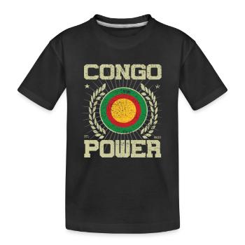 Cool Congo Design - T-shirt bio Premium Enfant - noir - Devant