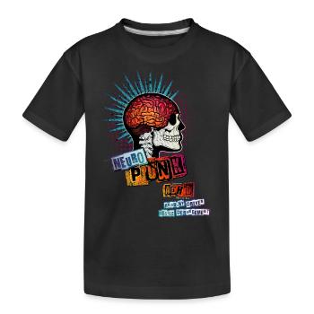 ADHD = NEUROPUNK (combi print) - Kids' Premium Organic T-Shirt - black - Front