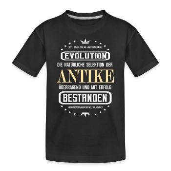 Die Antike überragend und mit Erfolg bestanden - Kinder Premium Bio T-Shirt - Schwarz - Vorne