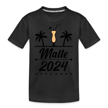MALLE 2024 - Kids' Premium Organic T-Shirt - black - Front