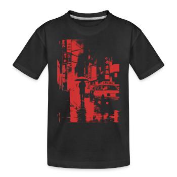 .point_city.district - T-shirt bio Premium Enfant - noir - Devant