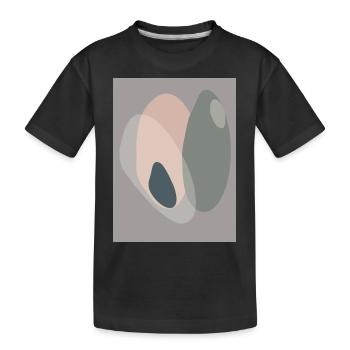 Affiche Geo Abst 2 - T-shirt bio Premium Enfant - noir - Devant