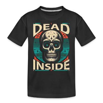 Dead Inside - Silence de l’âme - T-shirt bio Premium Enfant - noir - Devant