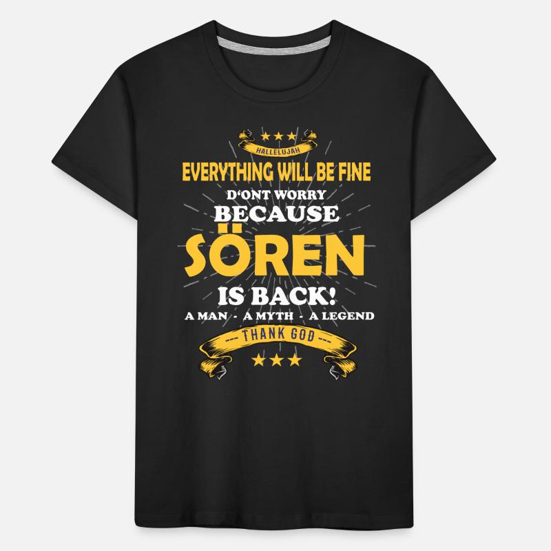 Everything will be fine Sören Is back Kinder Premium Bio T-Shirt
