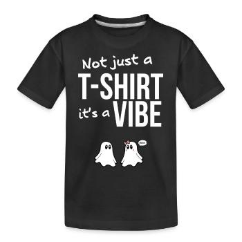 T-shirts with Funny Phrases - Fantasmitas 03 - Kids' Premium Organic T-Shirt - black - Front