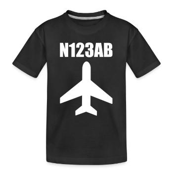 Aviation sur mesure - Avion - Vol - Pilote - T-shirt bio Premium Enfant - noir - Devant