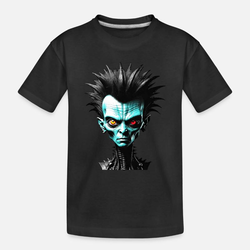 Green Freak - Kinder Premium Bio T-Shirt - Schwarz