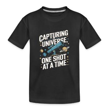 Astronomie Astrophotographie Télescope - T-shirt bio Premium Enfant - noir - Devant