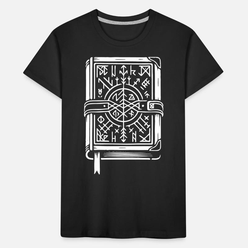 Conception de grimoire pour le magicien fan T-shirt bio Premium Enfant