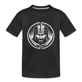 Design cool du sultan Saladin pour le fan d’histoire - T-shirt bio Premium Enfant - noir - Devant