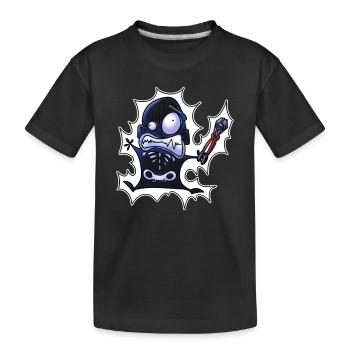 1000 Volt Klau-Klaus - Kinder Premium Bio T-Shirt - Schwarz - Vorne