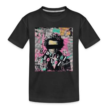 Beethoven Classique rebelle Punk Art Collage - T-shirt bio Premium Enfant - noir - Devant