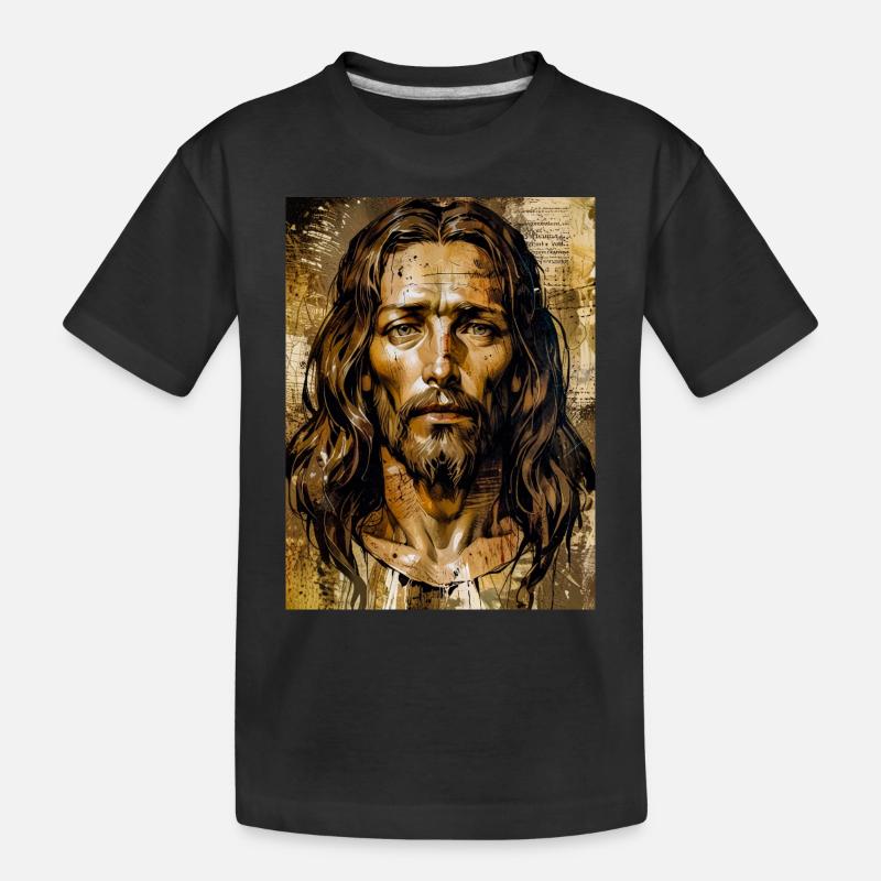 Le Messie souffrant - T-shirt bio Premium Enfant - noir