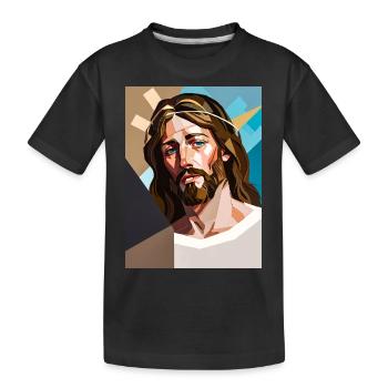 Abstraction sacrée - T-shirt bio Premium Enfant - noir - Devant