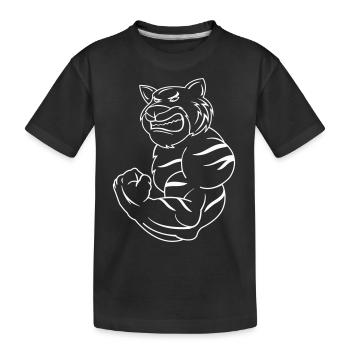 Tiger Comic Fitness - T-shirt bio Premium Enfant - noir - Devant