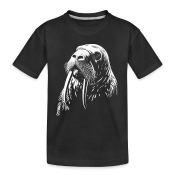 Morse - T-shirt bio Premium Enfant - noir - Devant