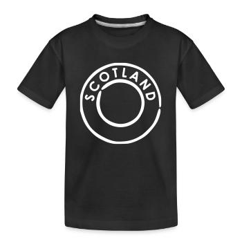 Écosse - T-shirt bio Premium Enfant - noir - Devant