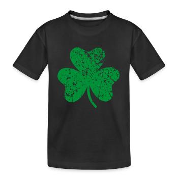 Trèfle - T-shirt bio Premium Enfant - noir - Devant