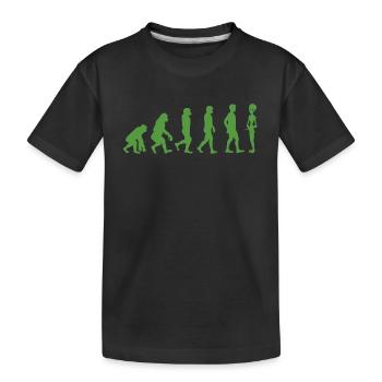 Alien / Zone 51 / UFO: Evolution - Singe - homme - - T-shirt bio Premium Enfant - noir - Devant