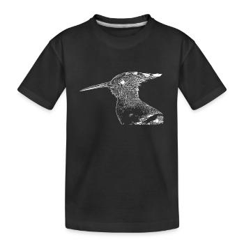 Hoopoe Bird - T-shirt bio Premium Enfant - noir - Devant