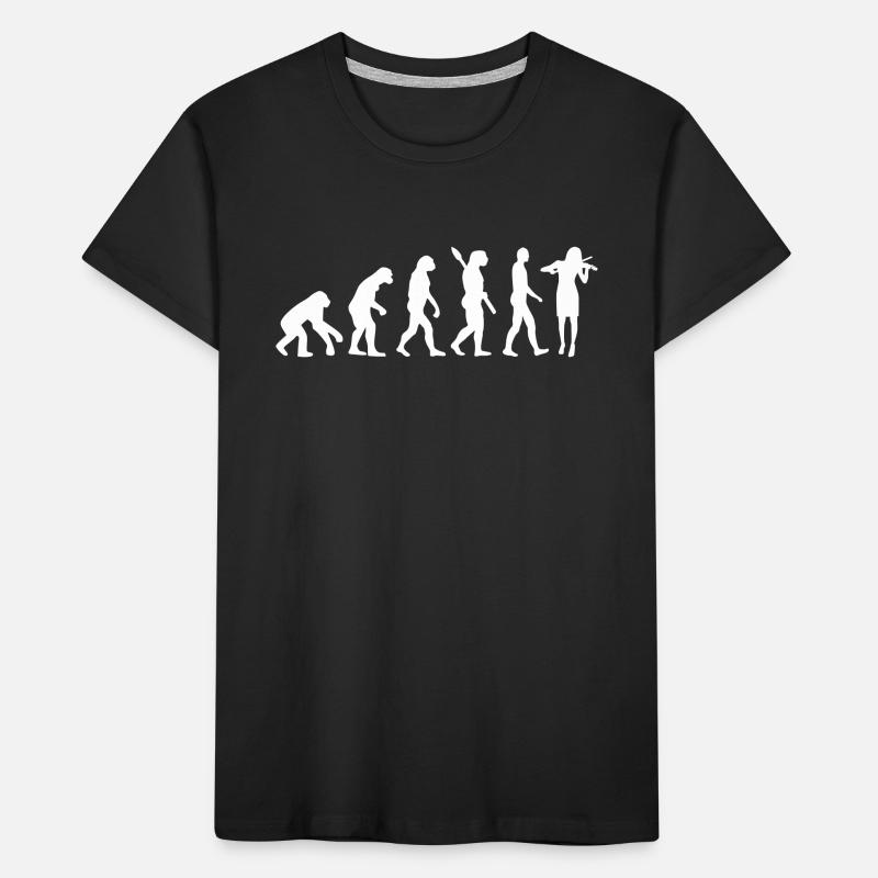 Evolution Violon T-shirt bio Premium Enfant