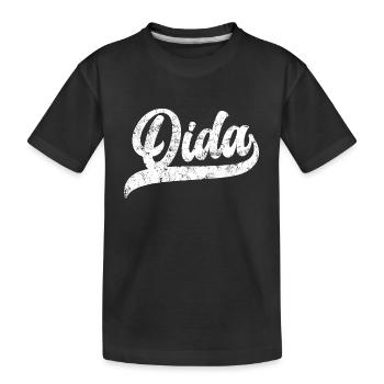 Oida Bavière Autriche Dialecte Vintage - T-shirt bio Premium Enfant - noir - Devant