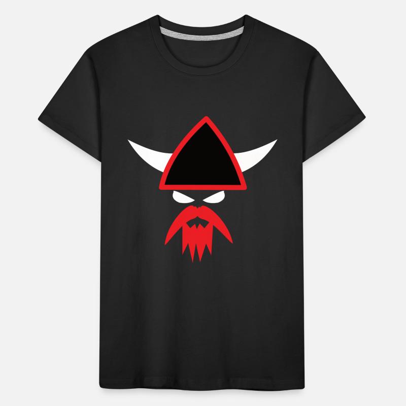 Cooles Wikinger Design - Eric der Rote Kinder Premium Bio T-Shirt