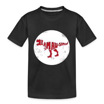 Dinosaure. Je suis un style génial. Animaux. Préhistoire - T-shirt bio Premium Enfant - noir - Devant