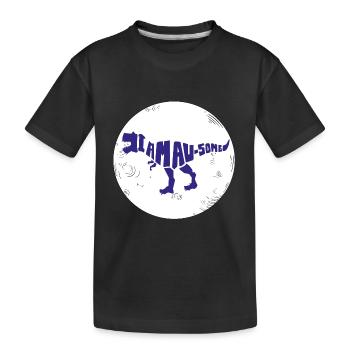 Dinosaure. Je suis un style génial. Animaux. Préhistoire - T-shirt bio Premium Enfant - noir - Devant