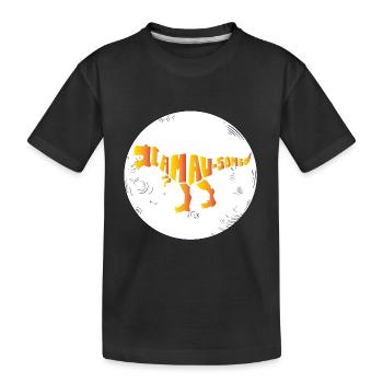 Dinosaure. Je suis un style génial. Animaux. Préhistoire - T-shirt bio Premium Enfant - noir - Devant
