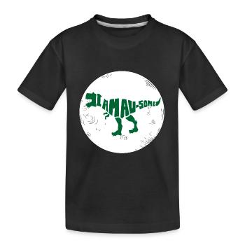 Dinosaure. Je suis un style génial. Animaux. Préhistoire - T-shirt bio Premium Enfant - noir - Devant