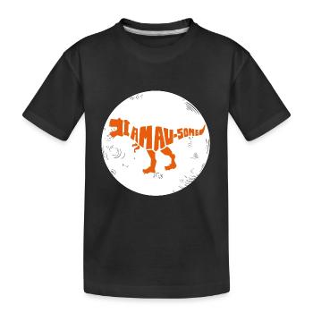 Dinosaure. Je suis un style génial. Animaux. Préhistoire - T-shirt bio Premium Enfant - noir - Devant