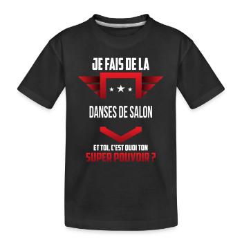 Danses de salon - T-shirt bio Premium Enfant - noir - Devant