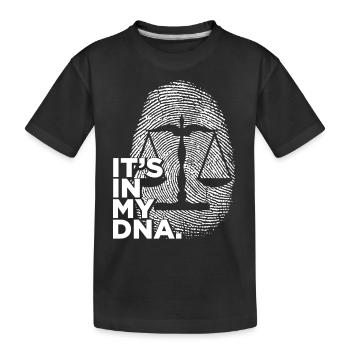 Avocat adn | Juristes en droit Cadeaux en droit des étudiants - T-shirt bio Premium Enfant - noir - Devant