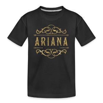 Ariana or - T-shirt bio Premium Enfant - noir - Devant