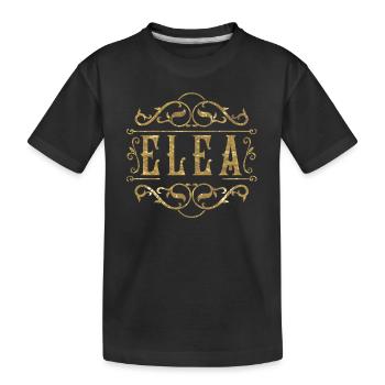 Elea or - T-shirt bio Premium Enfant - noir - Devant