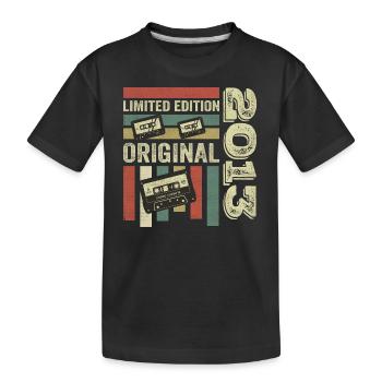 Millésime 2013 - Citation d’anniversaire rétro 2013 - T-shirt bio Premium Enfant - noir - Devant
