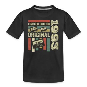 Millésime 1993 - citation d’anniversaire rétro 1993 - T-shirt bio Premium Enfant - noir - Devant