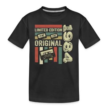 Millésime 1984 - citation d’anniversaire rétro 1984 - T-shirt bio Premium Enfant - noir - Devant