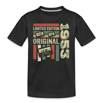 Millésime 1953 - citation d’anniversaire rétro 1953 - T-shirt bio Premium Enfant - noir - Devant