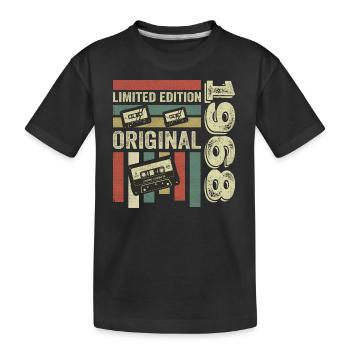 Millésime 1968 - citation d’anniversaire rétro 1968 - T-shirt bio Premium Enfant - noir - Devant