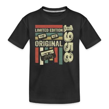 Millésime 1958 - citation d’anniversaire rétro 1958 - T-shirt bio Premium Enfant - noir - Devant