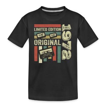 Millésime 1972 - citation d’anniversaire rétro 1972 - T-shirt bio Premium Enfant - noir - Devant