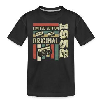 Millésime 1952 - citation d’anniversaire rétro 1952 - T-shirt bio Premium Enfant - noir - Devant