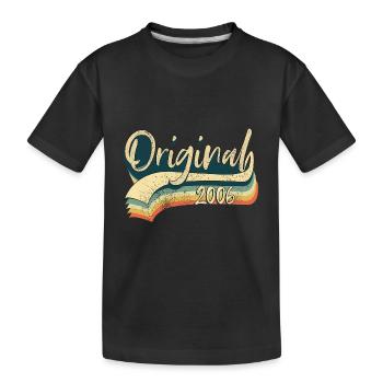 Birthday Gift Original Young Girls - Kids' Premium Organic T-Shirt - black - Front