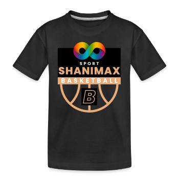 Black White Infinity - Kinder Premium Bio T-Shirt - Schwarz - Vorne