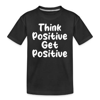 Citation positive - T-shirt bio Premium Enfant - noir - Devant