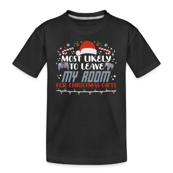 Weihnachten Xmas Gamer Gaming Spruch Lustig Humor - Kinder Premium Bio T-Shirt - Schwarz - Vorne
