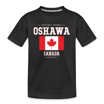 Oshawa - T-shirt bio Premium Enfant - noir - Devant