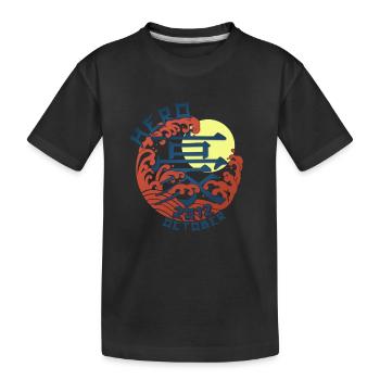 Japan Hero since October 2012 Birthday Gift - Kids' Premium Organic T-Shirt - black - Front